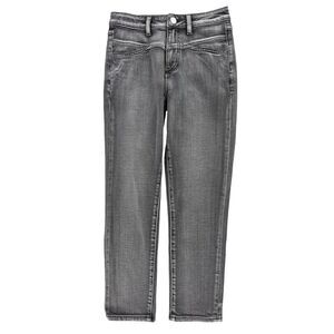 Golden Win Collection Womens High Waisted Straight Leg Jeans, Grey, NWT